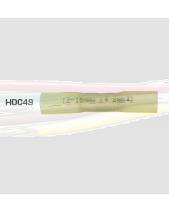 Quikcrimp HDC49 Yellow 12-10AWG Heatshrink Solder Splices Pack of 100