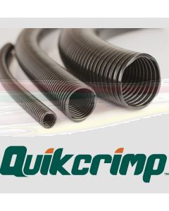 Quikcrimp NC32 Harnessflex Nylon Flexible Non-Split 28mm Corrugated Tubing 1M Cut to Length